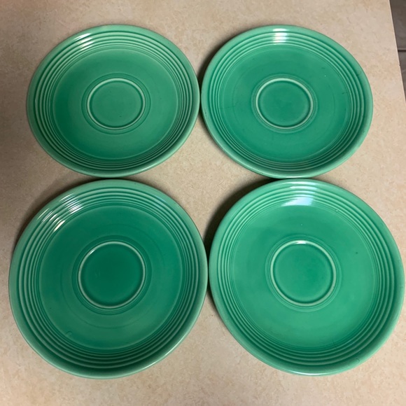 Fiesta Other - 4 Fiesta Ware 6” saucers